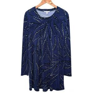 BCBGeneration Long Sleeve Star Shift Dress Size Medium